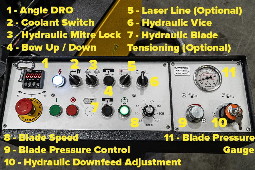 Sterling SRA DGSA Semi-Automatic Bandsaw 415V image 8