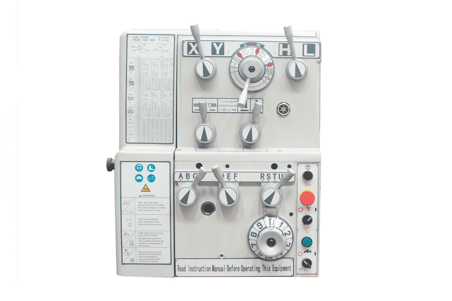 Detail of Meyer-Lathe-SG-Control-Panel