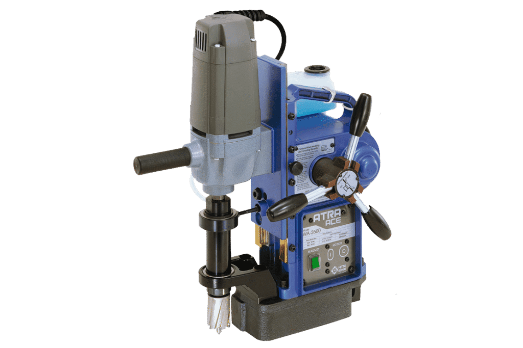 Front view Ultra-Ace-3500-Power-Feed-Magnetic-Drill-110V-Detail
