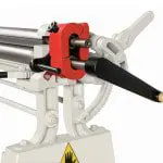 Close up side view of the DBR manual handle