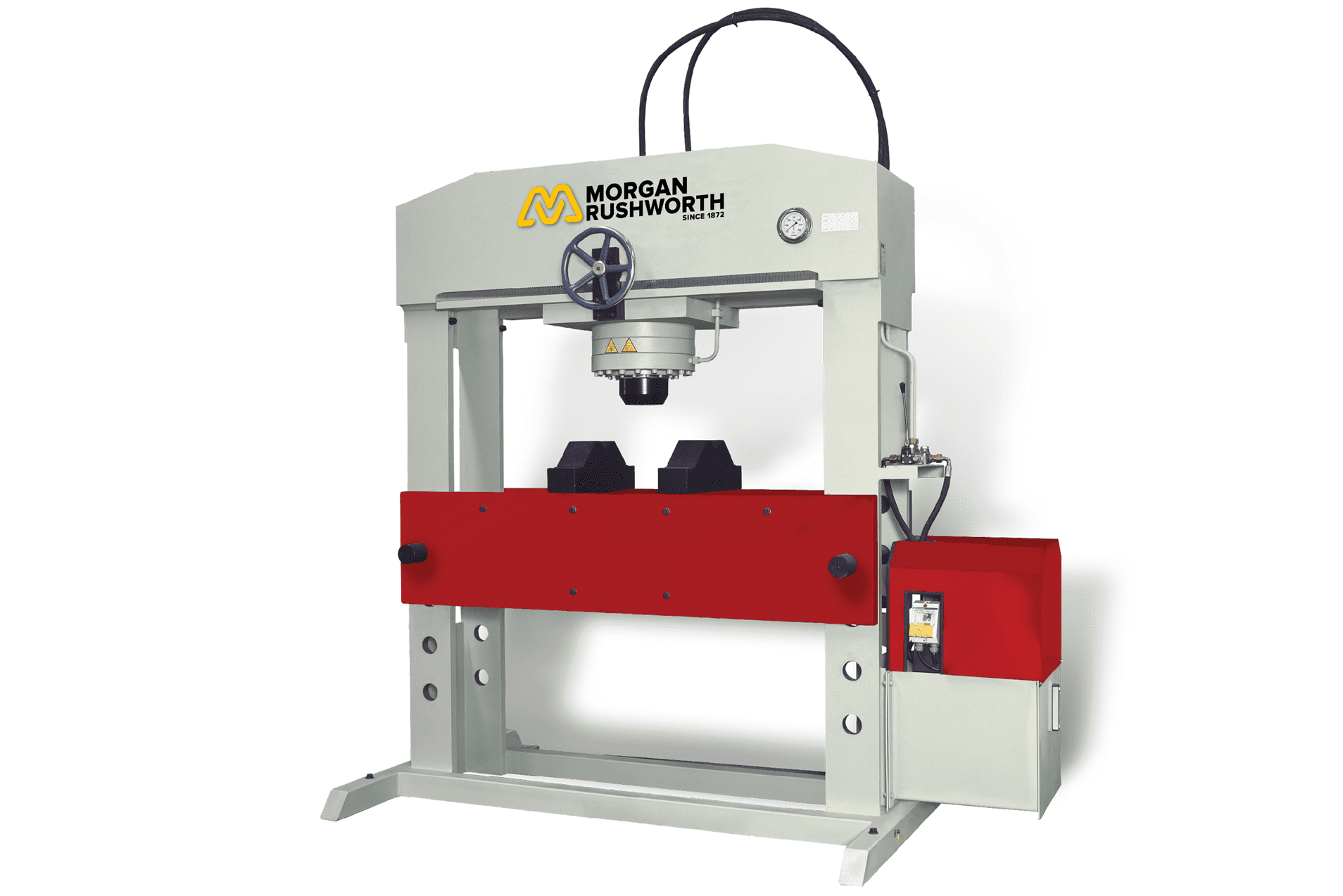 Front view Morgan-Rushworth-HFPV-H-Frame-Press