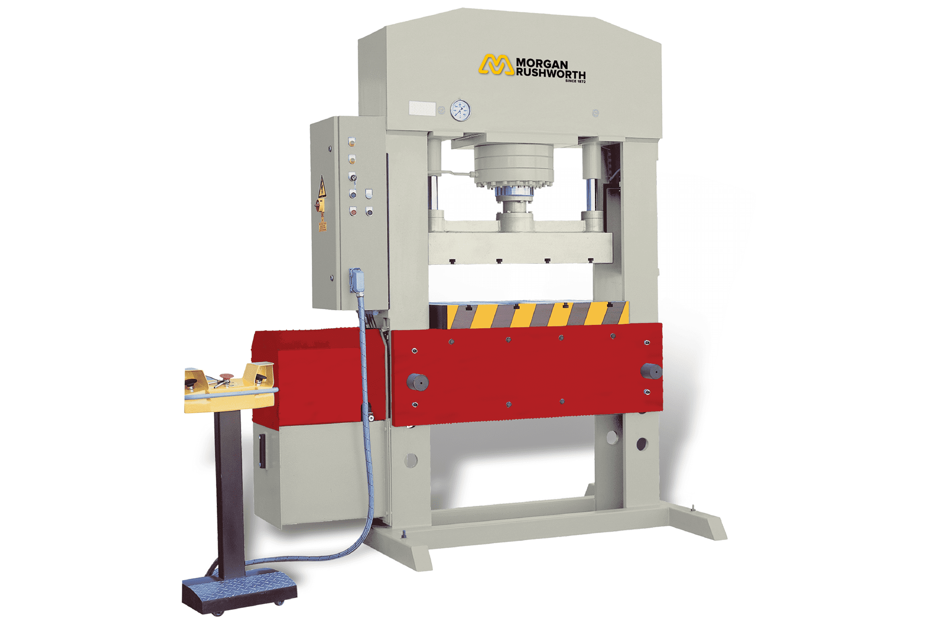 Front view Morgan-Rushworth-HFPX-H-Frame-Press