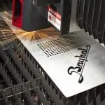 Cutting detail on BLS Baykal Laser