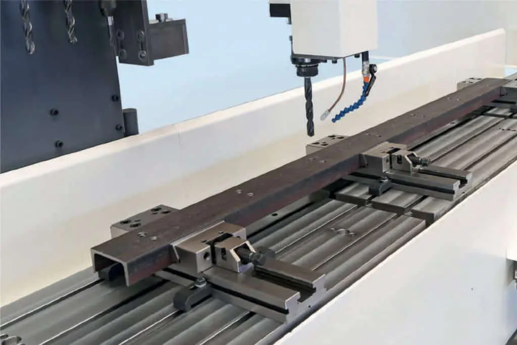 Detail of the Bauer Bohrmax Z CNC Automatic Drill and Mill