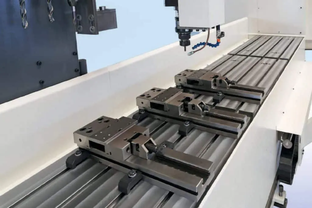 Detail of the Bauer Bohrmax Z CNC Automatic Drill and Mill