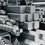 Stack of metal tube and beams