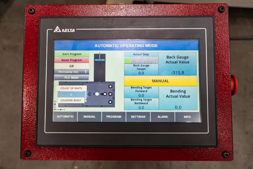 Morgan Rushworth HBM Horizontal Bending Press 415V With NC Controller image 13