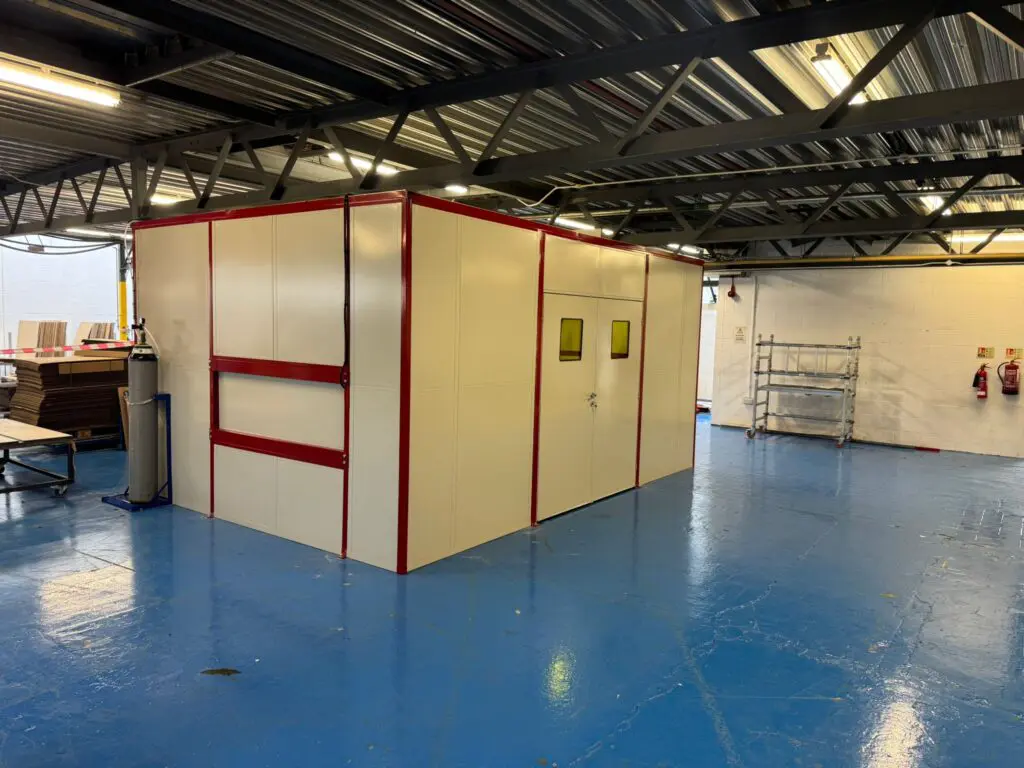 Booth with Conveyor