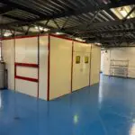 Booth with Conveyor
