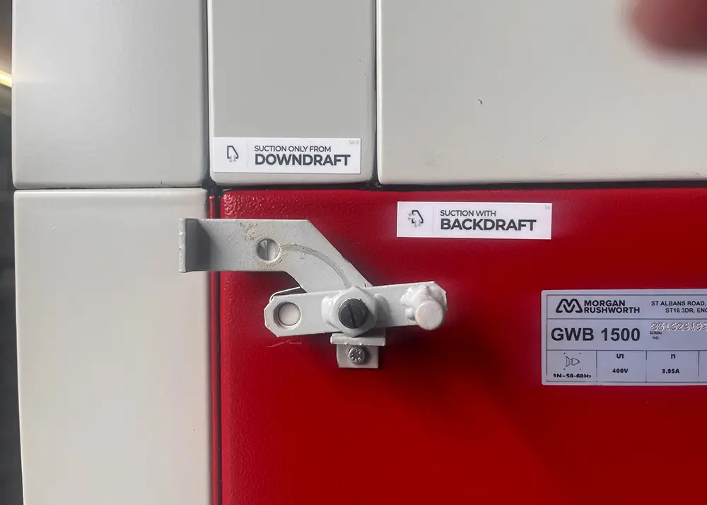 GWB1500 Downdraft Backdraft