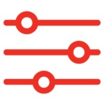 Morgan Rushworth Machine Benefit Icon Set Options RED