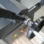 Vice handwheel and quick release lever assembly