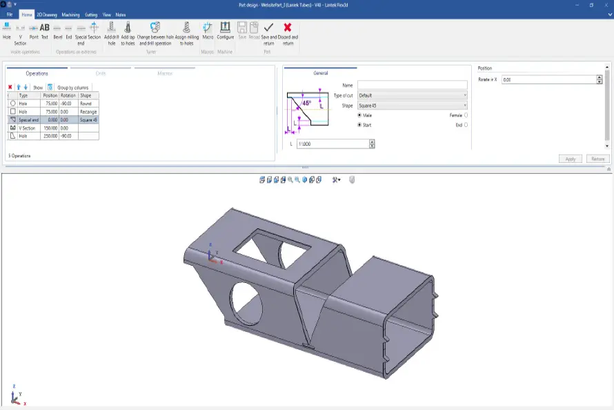 Lantek Flex 3D Software