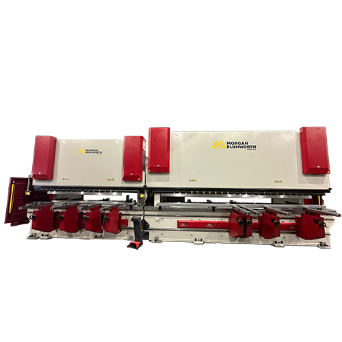 Morgan Rushworth PBXS tandem CNC hydraulic press brake system