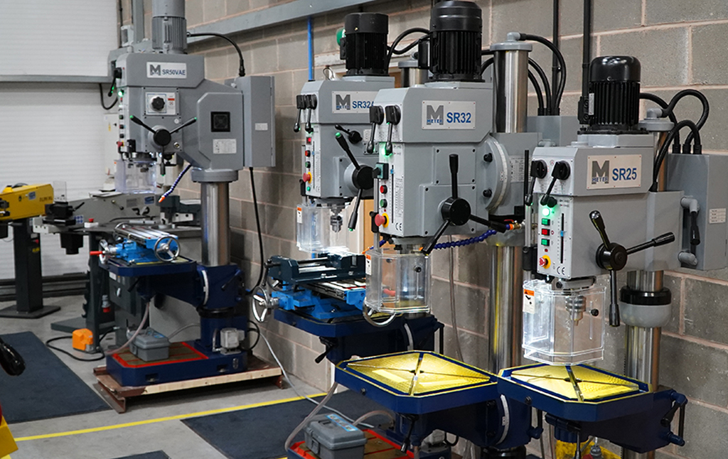 pillar drills grouped