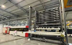 laser automation layout