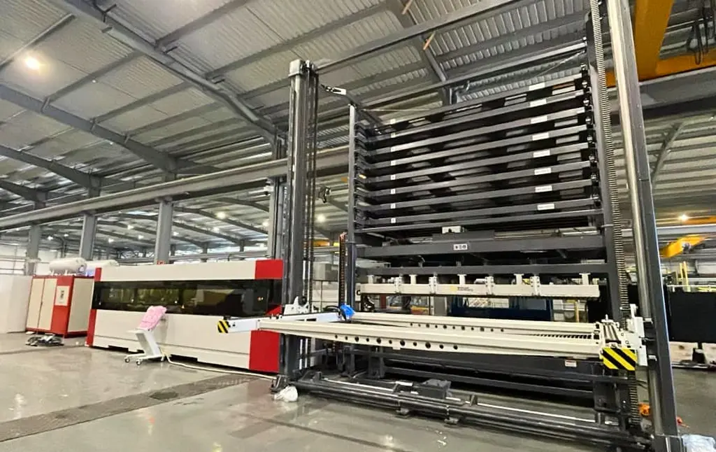 laser automation layout