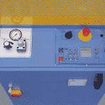Ariel view of the Bianco 330AE and 370AE Fully Automatic Bandsaw Control Panel