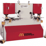 Front view of the Morgan-Rushworth-HSPD-Double-Ended-Punching-Machine