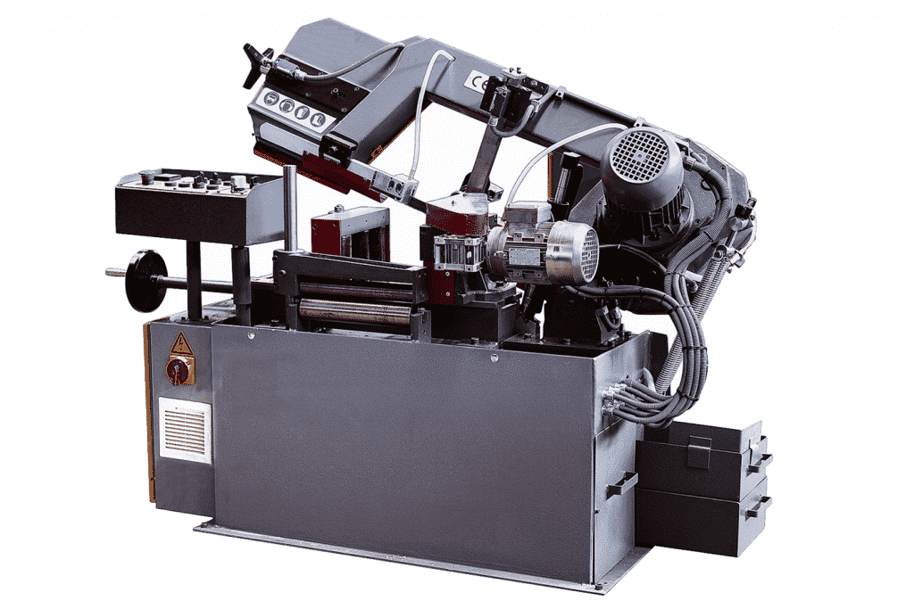 Side view of the Sterling SRA230 Fully Automatic Bandsaw