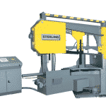 Front View Sterling-STC-DGSA-NC-Twin-Column-Double-Mitre-Semi-Automatic-Bandsaw