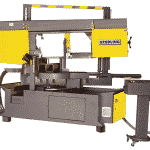 Front view Sterling STC 360 DGSA Twin Pillar Double Mitre S/A Bandsaw 415V