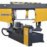 Side view Sterling STC GSA Twin Column Semi-Automatic Bandsaw 415V