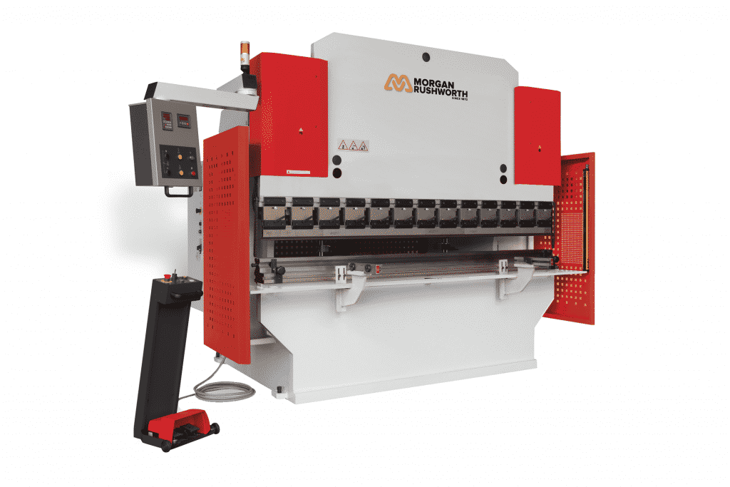 Front view of the Morgan Rushworth PB NC Press Brake