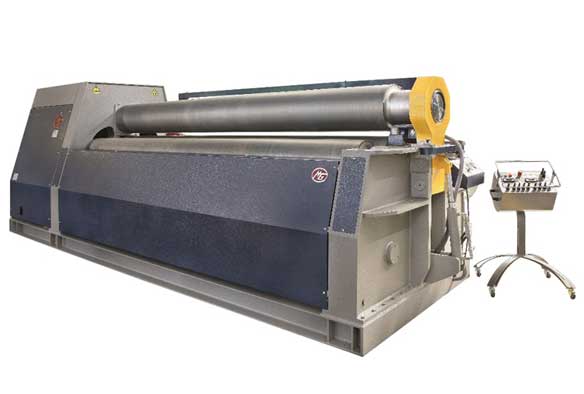 Front view MG M Series Hydraulic 4-Roll Bending Rolls