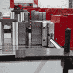 Detail of the Morgan Rushworth HBM Horizontal Bending Press Tooling