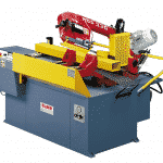 Front view of the Bianco-330AE-Fully-Automatic-Single-Mitre-Bandsaw