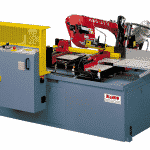 Front view of the Bianco-370A-CNC-Fully-Automatic-Single-Mitre-Bandsaw