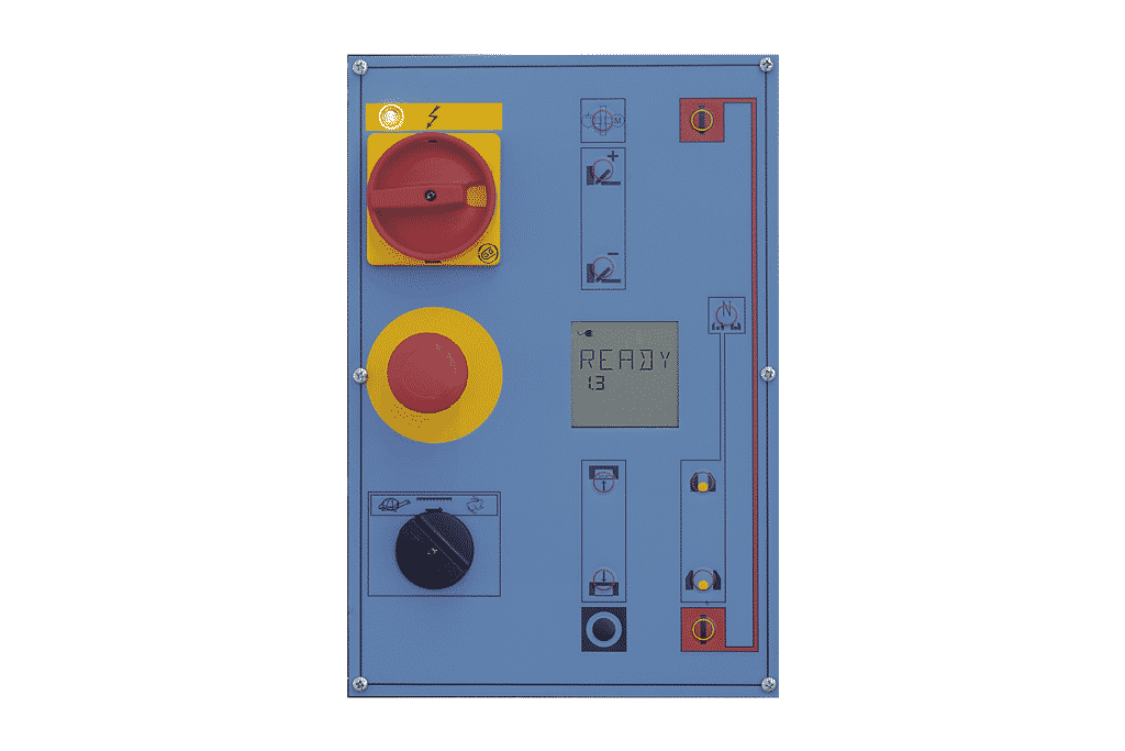 Ariel view of the Semi Automatic Control Panel