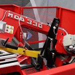 Video thumbnail showing the Bianco AE PLC Fully Automatic Single Mitre Bandsaw