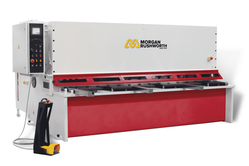 Front view Morgan-Rushworth-BHGS-Swing-Beam-Hydraulic-Guillotine