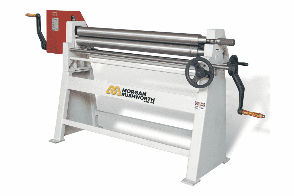 Front view of the Morgan Rushworth MBR Manual Bending Roll