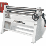 Front view of the Morgan Rushworth MBR Manual Bending Roll