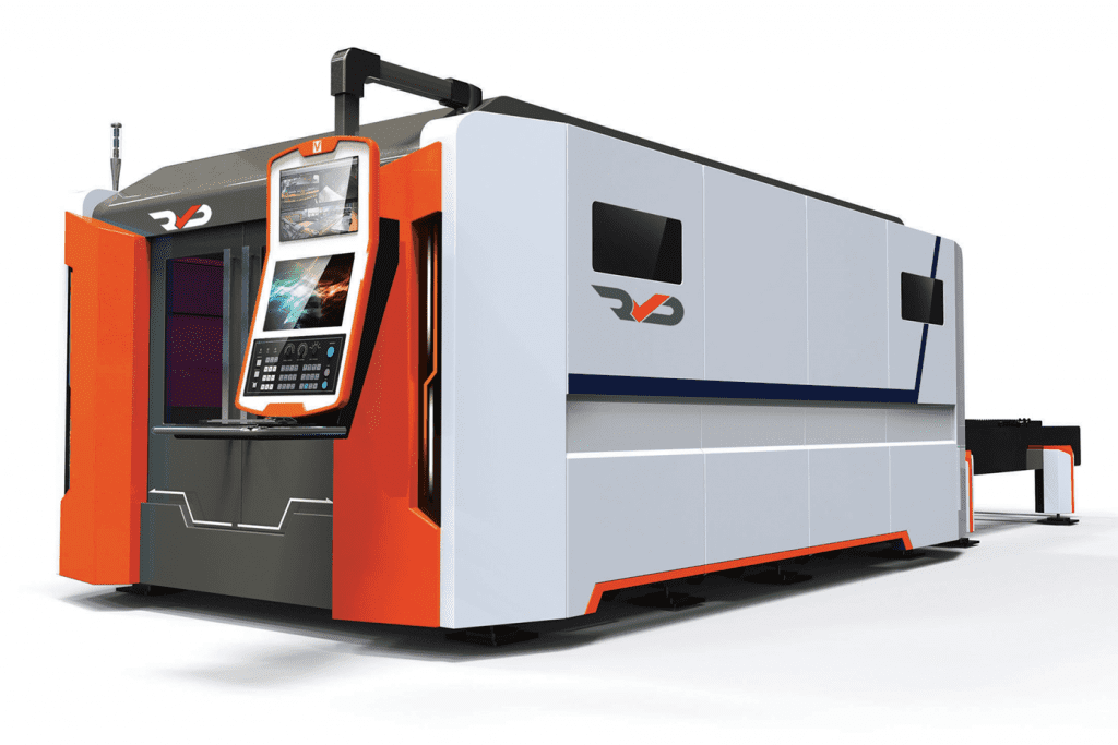 Front view of the RVD PRO Fibre Laser