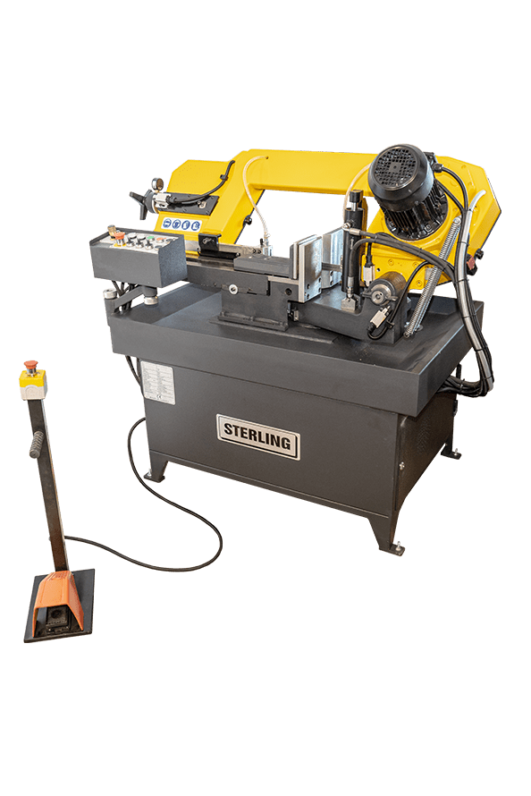 Sterling SRA 230 DGSA Semi-Automatic Double Mitring Bandsaw 415v image